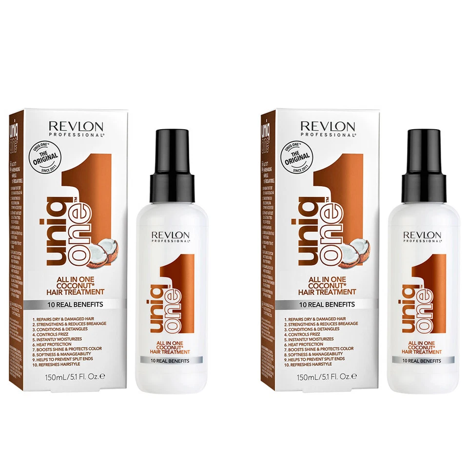 Revlon Uniq One Coconut Hair Treatment 2 x 150 ml = 300ml - aus DE, kein Import - Bild 1 von 1