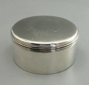 Early Victorian Silver Box T.D London 1839 152g AAEZX - Picture 1 of 4