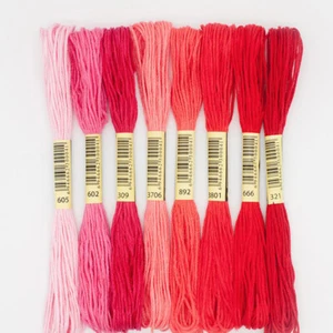 Handmade Thread Kit Knitting Thread Cross Stitch Thread Sewing Thread 7.5m DIY - Picture 1 of 21