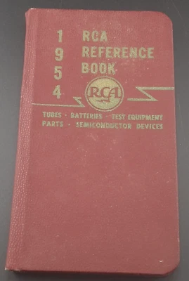 RCA Reference Book 1954 Tubes Batteries Test Equipment F1 - Image 1 of 4