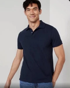 OLD NAVY Men’s 3XLT Short Sleeve Built In Flex Collared Polo Shirt Navy Blue - Picture 1 of 6