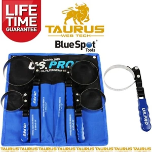 4 STCK. US PRO ÖLFILTERBAND-SET drehbarer Kopf in Tasche einfache Ausrichtung UK KOSTENLOSER VERSAND - Bild 1 von 2