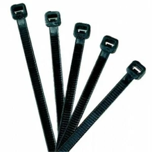 Fascette zip avvolgicavo a trazione 1000 pezzi resistenti 14" nylon nero 120 libbre - Foto 1 di 3