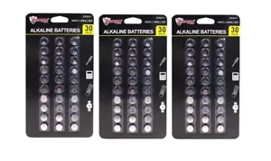 3~ Diamond Visions Battery Solutions Batería alcalina surtida batería de botones 30 un. - Imagen 1 de 1