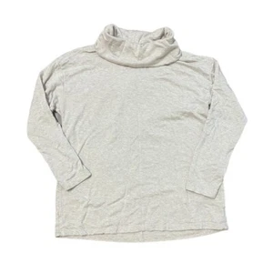 J Jill Pure Jill Turtleneck Tunic Top Womens M Petite Tranquility Pockets Soft - Picture 1 of 9