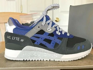 GRÖSSE: 6 ASICS GEL LYTE III JUNGENSCHUHE H42KK ALVIN LILA/WEISS/SCHWARZ - Bild 1 von 9