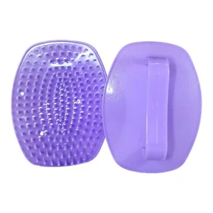 2 Pieces Scalp Massager Shampoo Brush Hair Scalp Scrubber Head Massager (Purple) - Picture 1 of 4