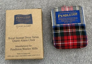 Pendleton Good For Life Royal Stewart Dress Tartan Quartz Alarm Clock - Picture 1 of 8