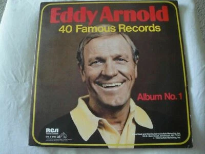 Eddy Arnold 40 Famous Records Albums No. 1-3 RCA Special Products Vinyl Lp's Ex Foto 1 de 4