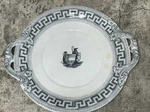 MORGAN, WOOD & CO M.W.&Co Platter 1850s Cumae Pattern Antique - Picture 1 of 13