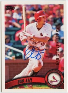 2017 Topps Rediscover Topps Buybacks Bronze Jon Jay Auto Autograph #2011-295