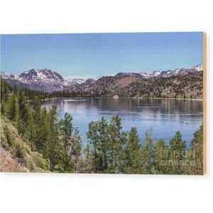 Wood Print "June Lake" - Picture 1 of 12