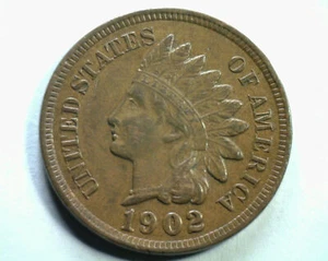 1902 CHOIX DE CENT PENNY INDIENS À PROPOS DE NON CIRCULÉ + CH. AU+ BELLE PIÈCE ORIGINALE - Photo 1/2