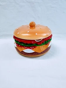 Vintage Cheeseburger Divided Condiment Container - Picture 1 of 5