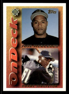 Jose Mercedes / Duane Singleton  1995 Topps #638   Milwaukee Brewers - Image 1 of 2