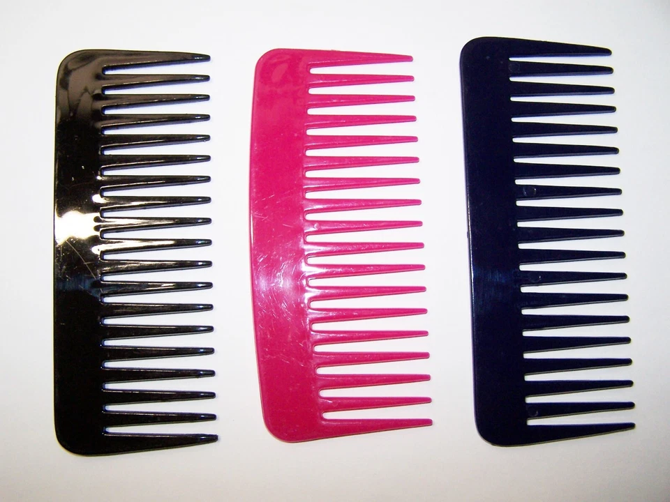 AFROKAMM groß Strähnenkamm Lockenkamm Styler Haarkamm Kamm Wellen Föhnen Solida