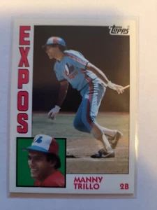 1984 TOPPS MANNY TRILLO #180 NM  - Picture 1 of 1