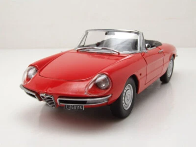 TOURING MODELCARS 1:18 DIE CAST ALFA ROMEO 1600 DUETTO SPIDER 1966     W18120001 - Immagine 1 di 4