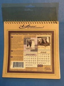 A Year to Remember 6"x6" DIY Calendar - Pre Printed 4 Scrapbooking - Brand New! - Picture 1 of 4
