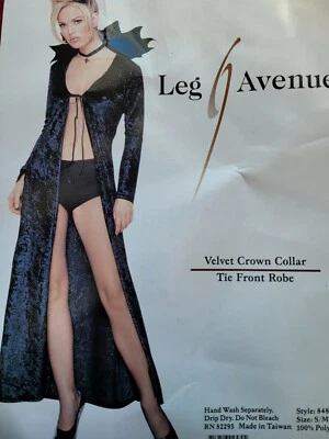 Женский костюм для Хэллоуина сексуальный бархат корона воротник халат размер S/M - Изображение 1 из 4