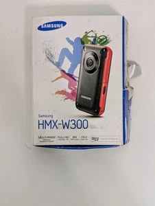 Samsung HMX-W300 Orange Camcorder Waterproof Shockproof Full HD With Box - Picture 1 of 4