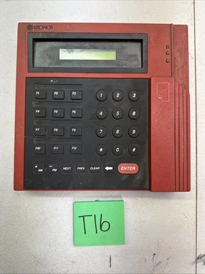 Kronos 480F Timekeeper Terminal 8600615-021 Series 400, Missing Back Cover - ECS - Image 1 of 4