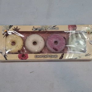 La Vanille Collection Donut Bath Bombs Made In Usa Pack Of 4 - Picture 1 of 9