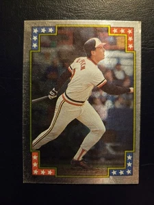 Hubie Brooks 1988 Topps Super Star Mini #10 w/ Gold Cal Ripken Jr Sticker - Picture 1 of 2