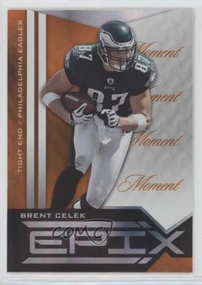 2010 Panini Epix Epix Moment Orange Brent Celek #92 - Image 1 of 2