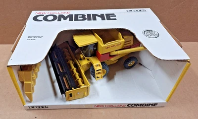 Ertl New Holland TR Twin Rotor Combine With Corn & Grain Head 1987 NIB 1:32 - Image 1 of 4