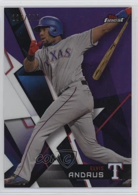 2018 Topps Finest Purple Refractor /250 Elvis Andrus #13 - Image 1 of 2