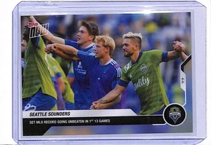 2021 TOPPS NOW MLS #69 SEATTLE SOUNDERS - PRINT RUN 75 - SETS MLS RECORD! - Picture 1 of 2