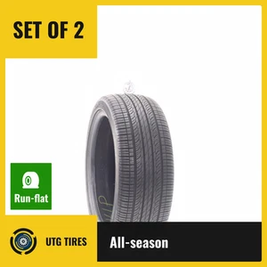 Set of (2) Used 205/45R17 Hankook Optimo H426 HRS Run Flat 88V - 7.5/32 - Picture 1 of 4