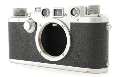 Cámara telémetro vintage [COMO NUEVA] Leica Leitz IIIf esfera negra 3F 35... - Imagen 1 de 4