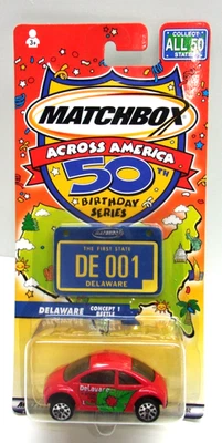2001 MatchBox Delaware Concept 1 Жук 50-я Серия на День Рождения - Изображение 1 из 4