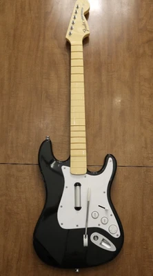 PS3 Harmonix Fender Stratocaster Guitar Hero Rock Band Wireless Untested - Image 1 of 4