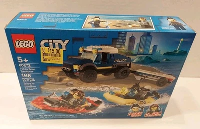 LEGO: 60272.City: Police Boat Transport. New In Box.  - Image 1 of 4