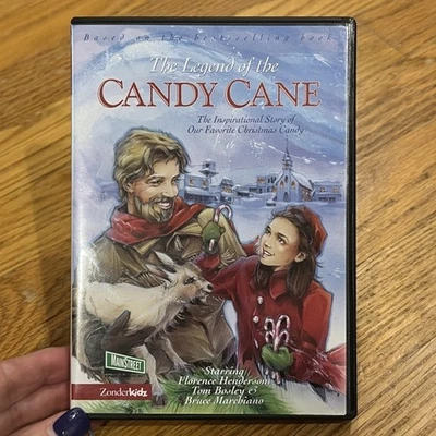 The Legend of the Candy Cane Christmas  (DVD, 2001) Zonderkidz - Imagem 1 de 3