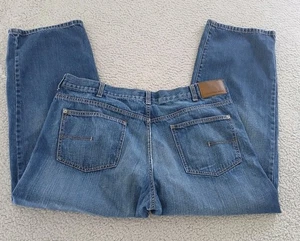 Calvin Klein Herren Jeans 40X30 Blau Straight Baumwolle Solid Dark Denim 5 Taschen - Bild 1 von 12