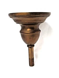 ANTIKES MESSING DECKENVORDACH FÜR HÄNGELEUCHTE KRONLEUCHTER EINRICHTUNGSTEILE - Bild 1 von 9