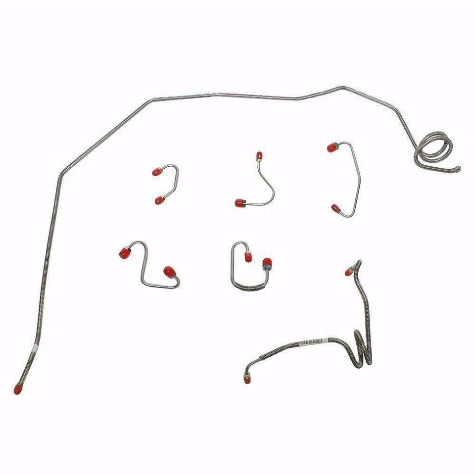 Front Brake Line Kit Fits Chevrolet Chevy II 1962-64 Power Disc Conv. XKT6212SS - Image 1 of 1