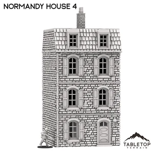 Normandy House 4 - French Building - WWII Wargame Tabletop Terrain - Picture 1 of 6