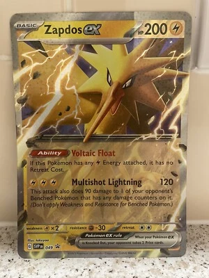 Pokémon Cards - Zapdos EX 049 - Jumbo Card - Black Star Promo Pokemon TCG - Image 1 of 4