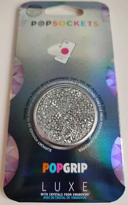LUXE Swarovski Crystal PopSocket PopGrip Extendable Stand Grip Genuine BRAND NEW - Image 1 of 4
