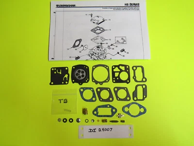 Kit de carburador de sierra de corte Partner K65 K650 K1200-12-14 Tillotson HS-175D Foto 1 de 2