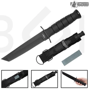 Jagdmesser BSH Tanto Wetzstein Outdoormesser Gürtelmesser Fahrtenmesser Camping - Bild 1 von 13