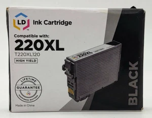 Cartucho de tinta LD NEGRO - compatible 220XL (T220XL120) alto rendimiento WF-3620 WF-2630 - Imagen 1 de 8