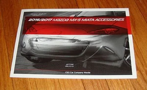 Original 2016 - 2017 Mazda MX-5 Miata Zubehör Verkaufsprospekt Katalog - Bild 1 von 2
