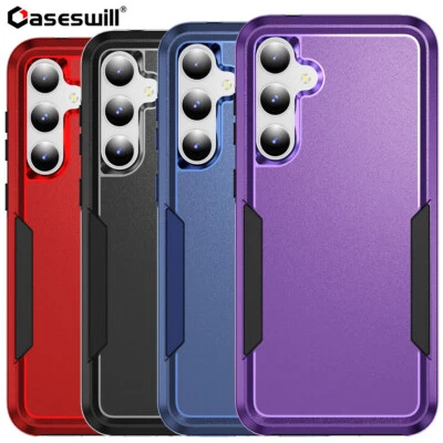 CASESWILL® Funda protectora blindada a prueba de golpes para Samsung Galaxy S25 S24 S23 S22 S21 Ultra S20 FE