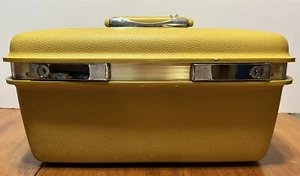 Aspen Travel Cosmetic Case By Samsonite Makeup No Key Or Shelf Yellow Jcpenny - Picture 1 of 13